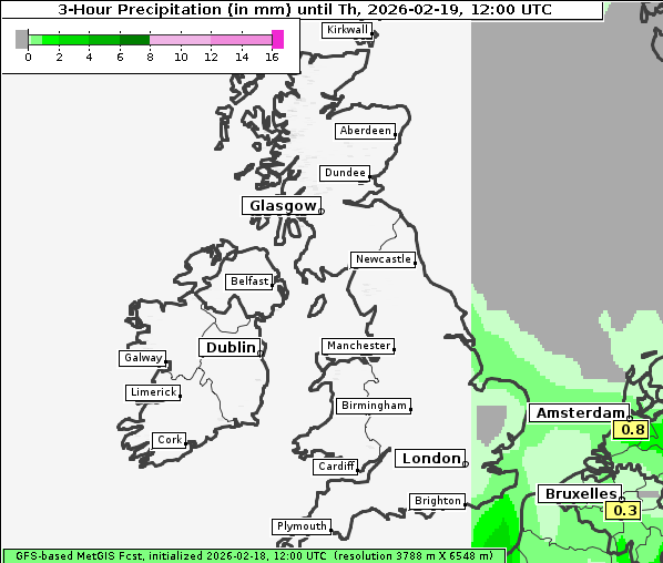 Niederschlag, 19. 2. 2026