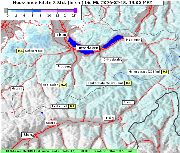Neuschnee, 18. 2. 2026