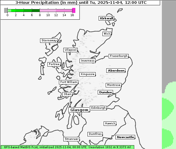Niederschlag, 4. 11. 2025