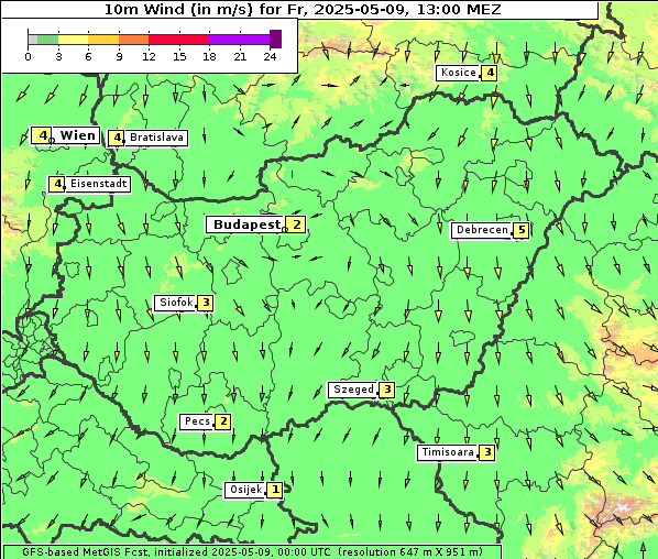 Wind, 9. 5. 2025