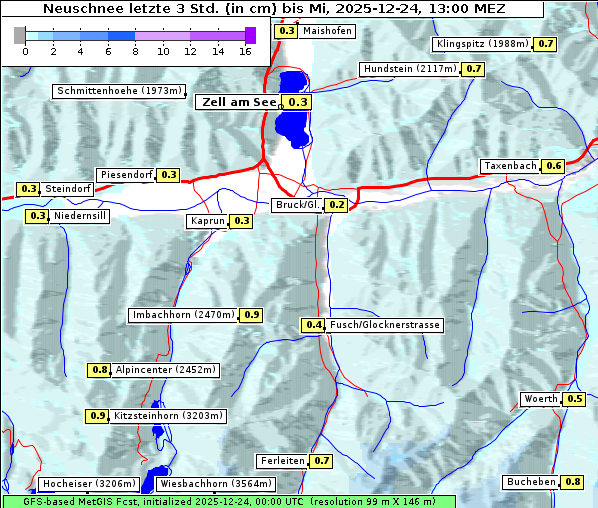 Neuschnee, 24. 12. 2025