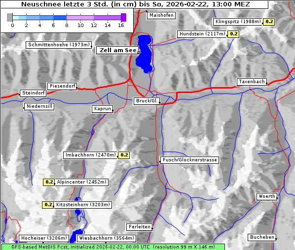 Neuschnee, 22. 2. 2026