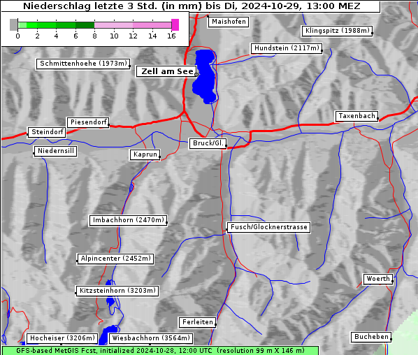 Niederschlag, 29. 10. 2024