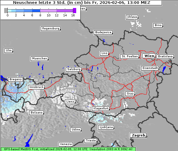Neuschnee, 6. 2. 2026