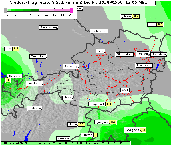 Niederschlag, 6. 2. 2026