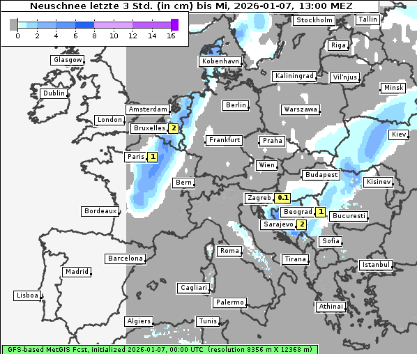 Neuschnee, 7. 1. 2026