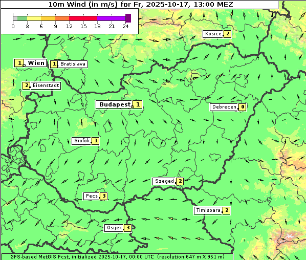 Wind, 17. 10. 2025