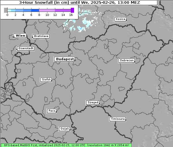 Neuschnee, 26. 2. 2025