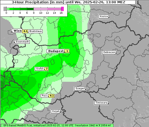 Niederschlag, 26. 2. 2025