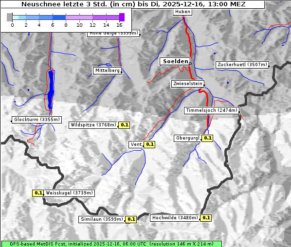 Neuschnee, 16. 12. 2025