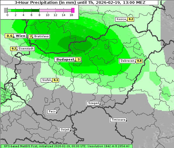 Niederschlag, 19. 2. 2026