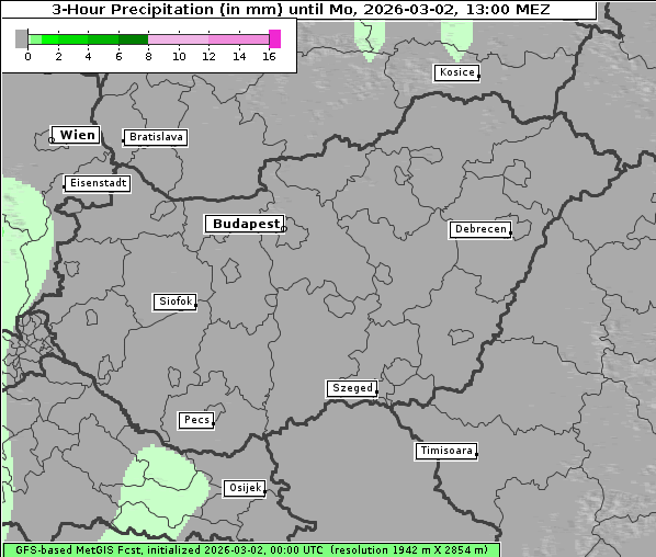 Niederschlag, 2. 3. 2026