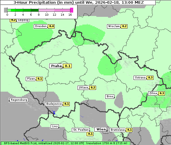 Niederschlag, 18. 2. 2026