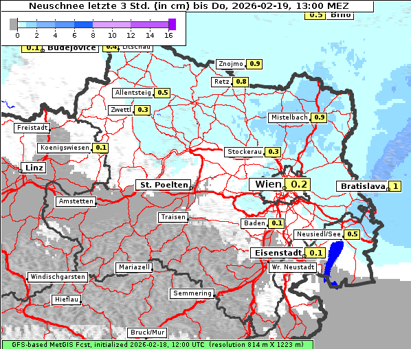 Neuschnee, 19. 2. 2026