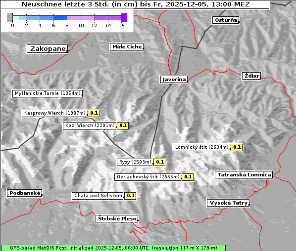 Neuschnee, 5. 12. 2025