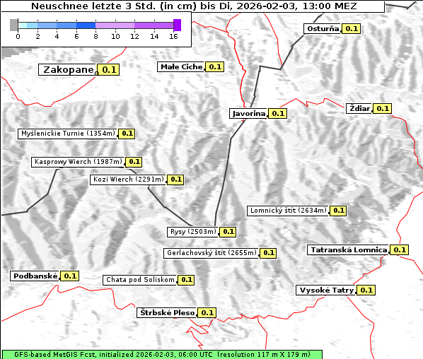 Neuschnee, 3. 2. 2026