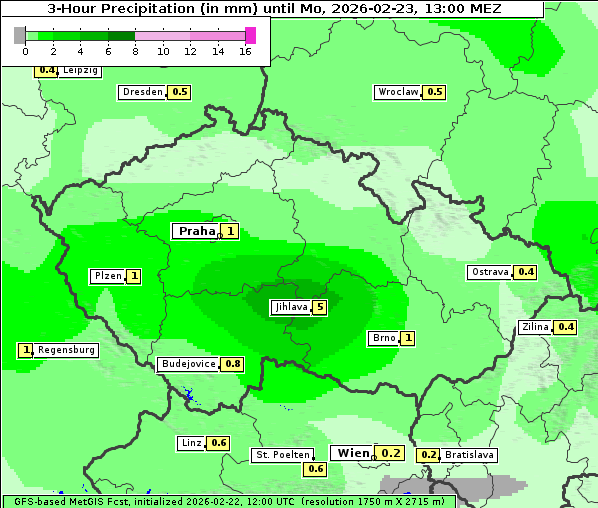 Niederschlag, 23. 2. 2026