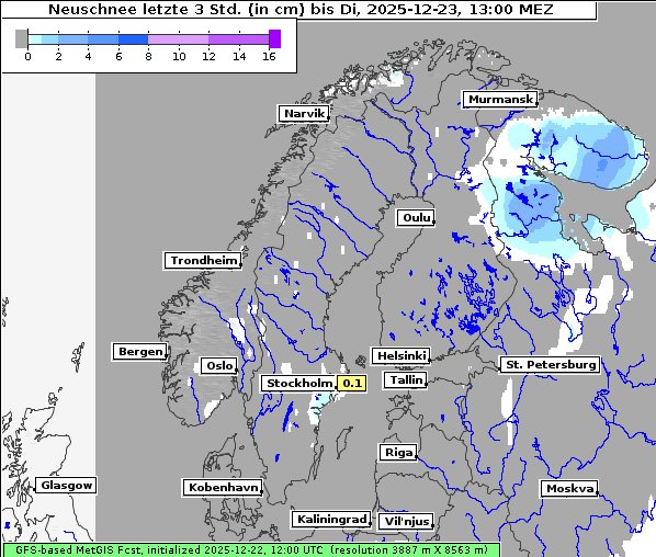 Neuschnee, 23. 12. 2025