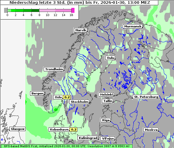 Niederschlag, 30. 1. 2026