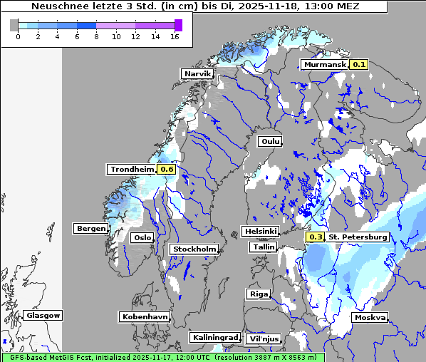 Neuschnee, 18. 11. 2025