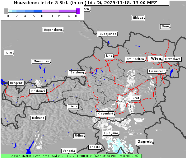 Neuschnee, 18. 11. 2025