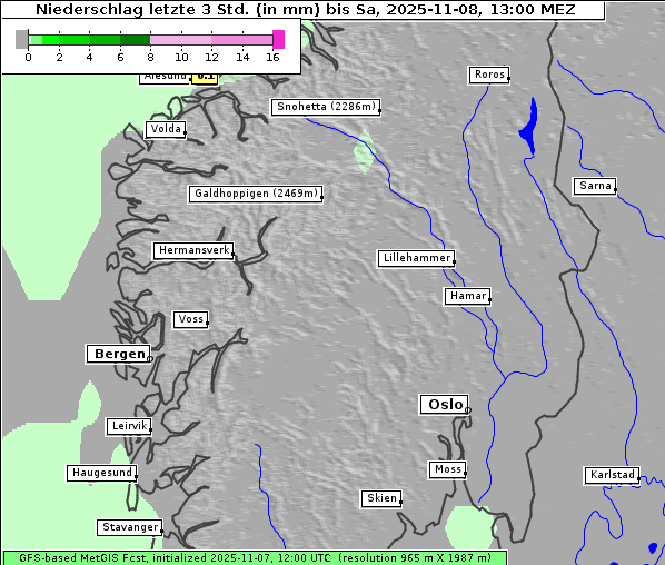 Niederschlag, 8. 11. 2025