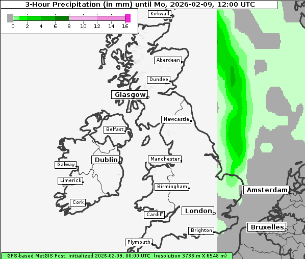 Niederschlag, 9. 2. 2026