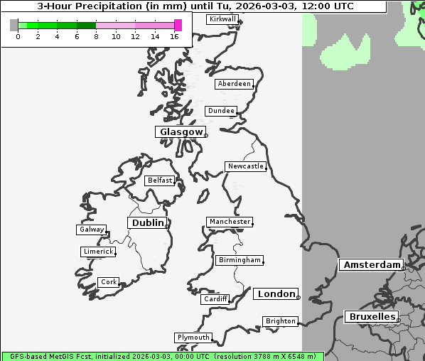 Niederschlag, 3. 3. 2026