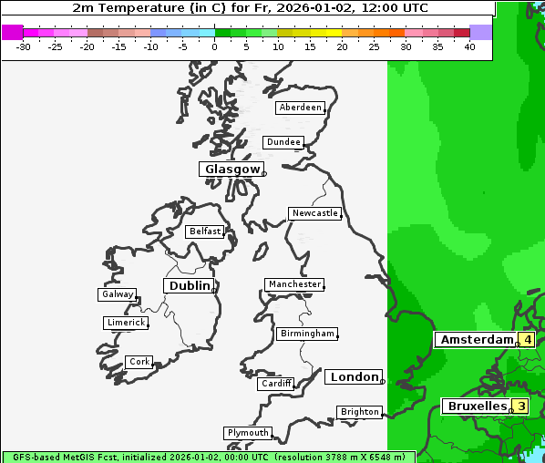 Temperatur, 2. 1. 2026