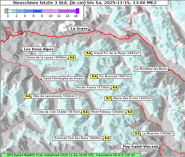 Neuschnee, 15. 11. 2025