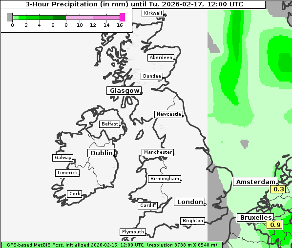Niederschlag, 17. 2. 2026
