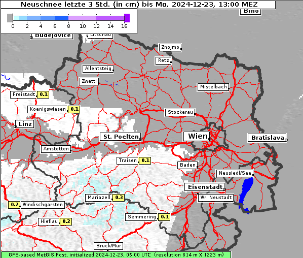 Neuschnee, 23. 12. 2024