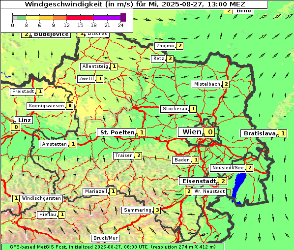 Wind, 27. 8. 2025