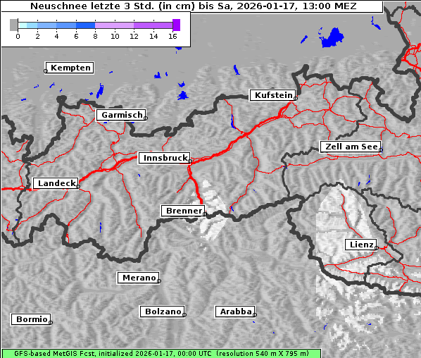 Neuschnee, 17. 1. 2026