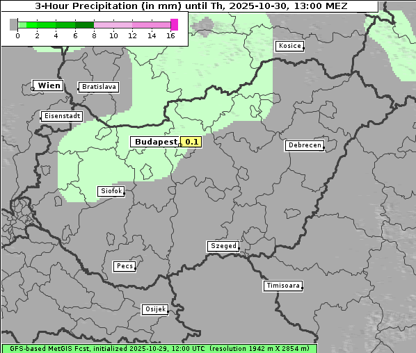 Niederschlag, 30. 10. 2025