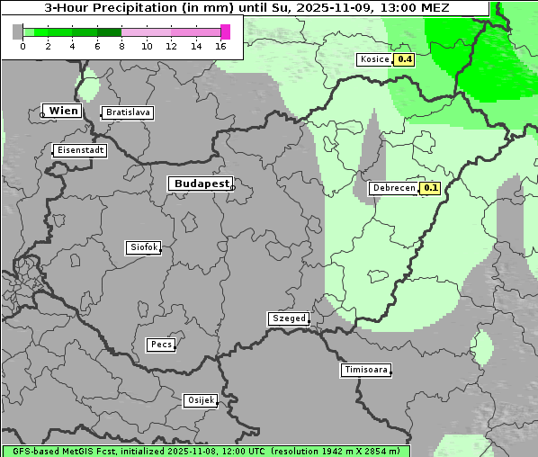 Niederschlag, 9. 11. 2025