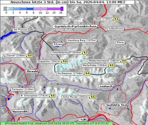 Neuschnee, 4. 4. 2026