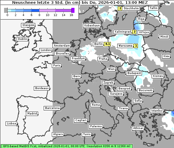 Neuschnee, 1. 1. 2026