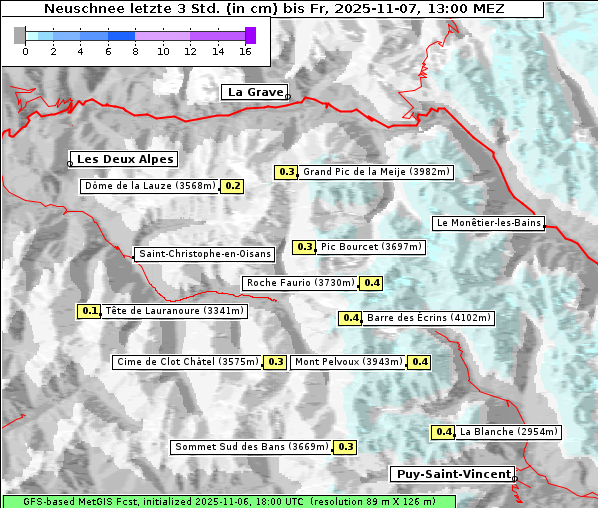 Neuschnee, 7. 11. 2025