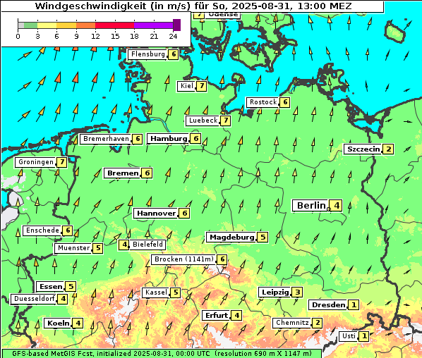 Wind, 31. 8. 2025