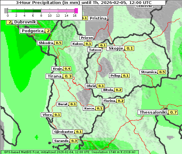 Niederschlag, 5. 2. 2026