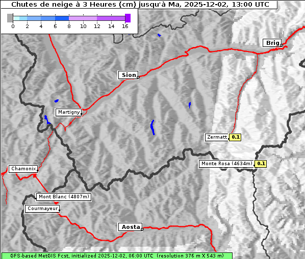 Neuschnee, 2. 12. 2025