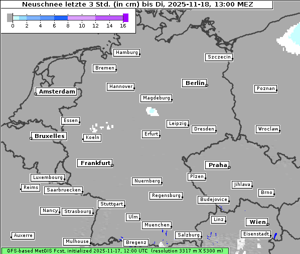 Neuschnee, 18. 11. 2025