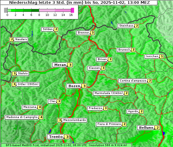 Niederschlag, 2. 11. 2025