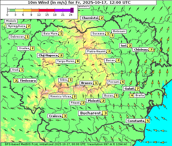 Wind, 17. 10. 2025