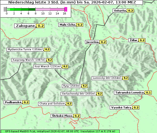 Niederschlag, 7. 2. 2026