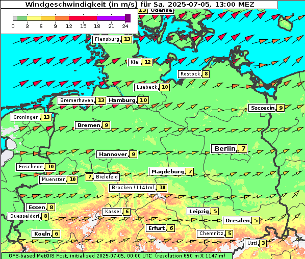 Wind, 5. 7. 2025