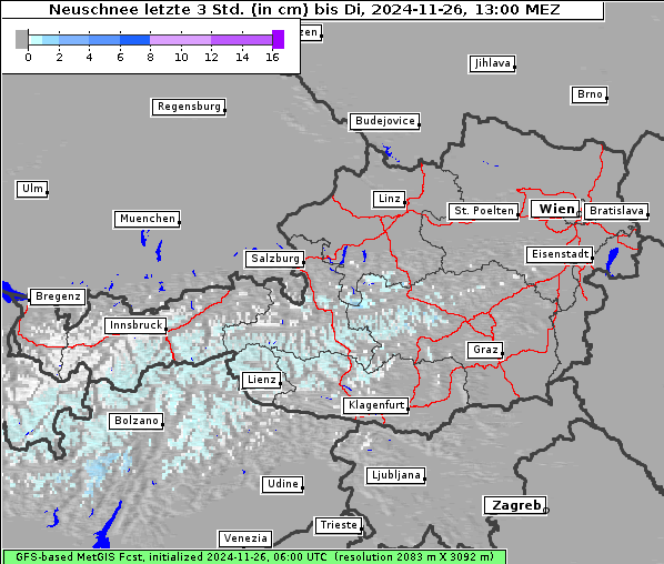 Neuschnee, 26. 11. 2024