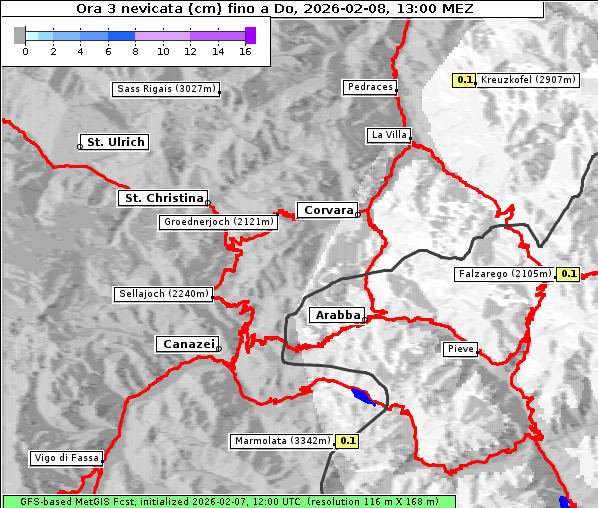 Neuschnee, 8. 2. 2026