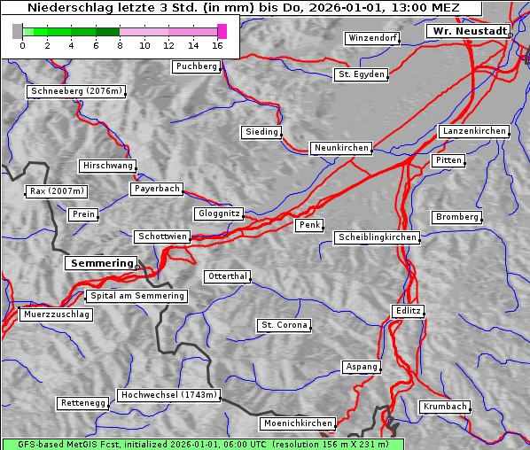Niederschlag, 1. 1. 2026